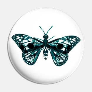 Wasp-butterfly impostor Pin