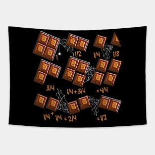 Math Teacher Halloween Chocolate With Pumpkin Quick Maths Tapestry