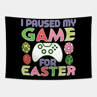 I Paused My Game for Easter Tapestry