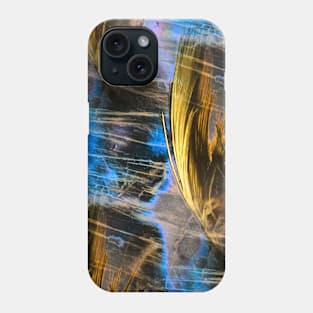 Feather yellow Phone Case