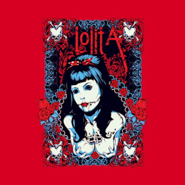 Lolita horror tattoo girl by JB's Design Store