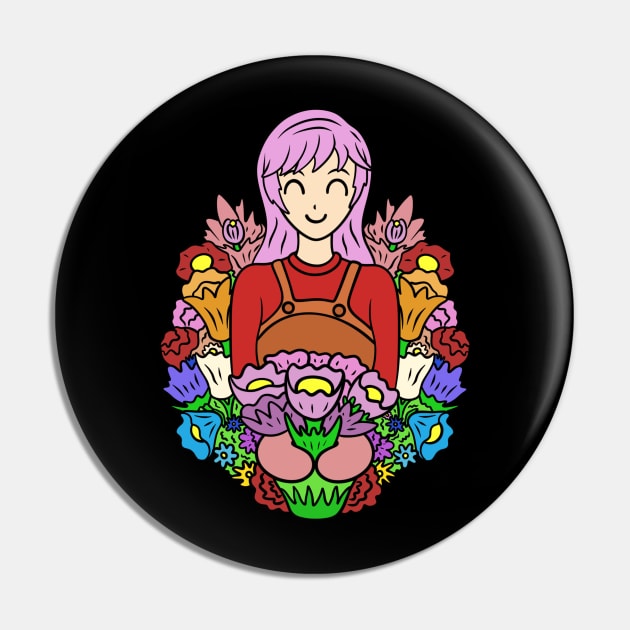 Cute florist girl Pin by Andrew Hau