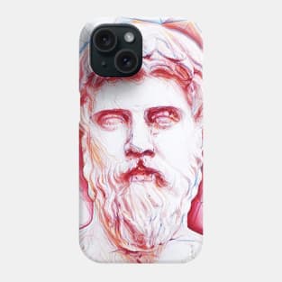 Plutarch Portrait | Plutarch Artwork | Line Art Phone Case