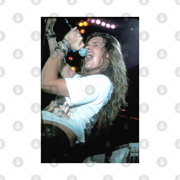 Sebastian Bach Skid Row Photograph by Concert Photos