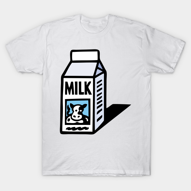 Discover Milk Cow Carton - Cow - T-Shirt