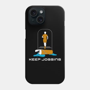 Jogging and Drinking Phone Case