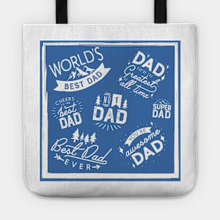 Fathers Day Text Tote