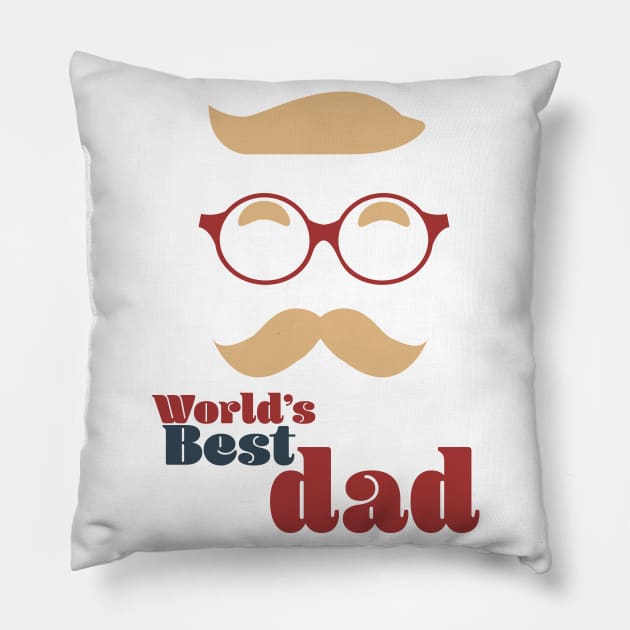 World's Best Dad Pillow by nickemporium1