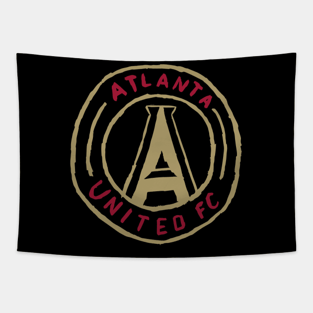 Atlanta Uniteeed fc 22 Tapestry by Very Simple Graph