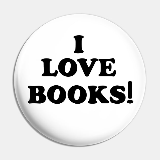 I Love Books Pin by Meta Cortex