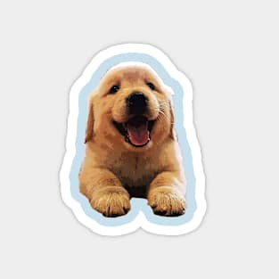 Golden Retriever Cute Puppy Dog Magnet