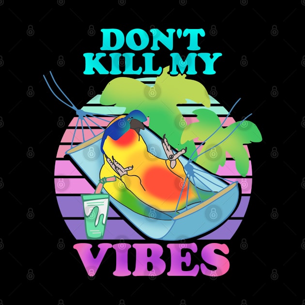 don't kill my vibes - sun conure by FandomizedRose