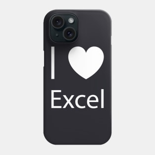 I Love Excel Phone Case