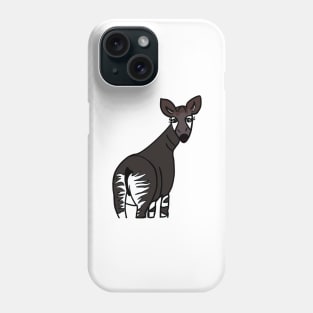 Okapi - cartoon style Phone Case