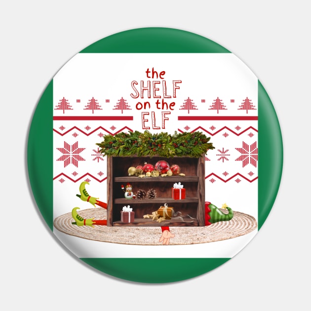 The Shelf on the Elf Pin by DadOfMo Designs