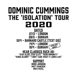 Dominic Cummings Tour T-Shirt