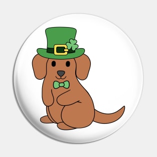 St Patrick Dachshund Pin