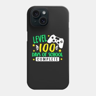 Level 100 days of school complete Phone Case