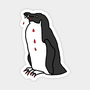 Animals with Sharp Teeth Penguin Magnet