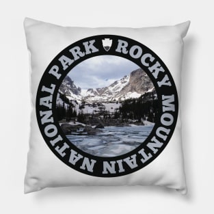 Rocky Mountain National Park circle Pillow