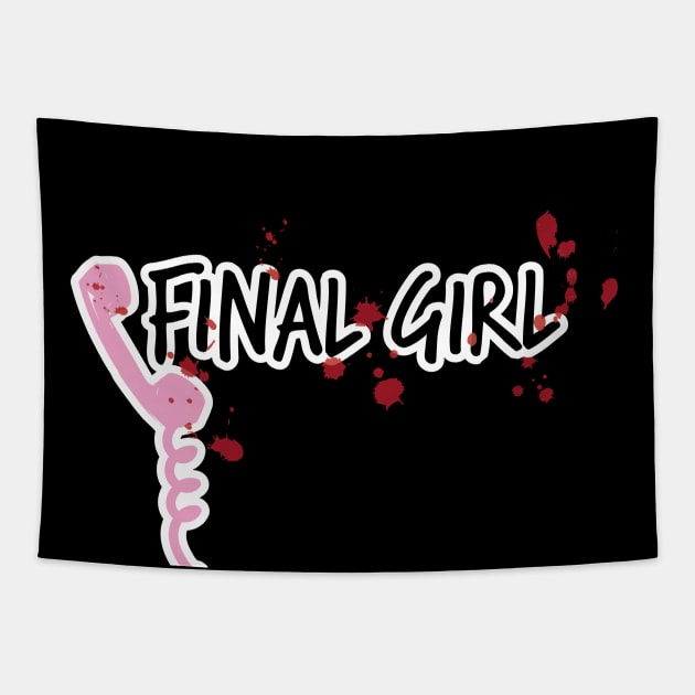 Final Girl Tapestry by Pixel Paragon