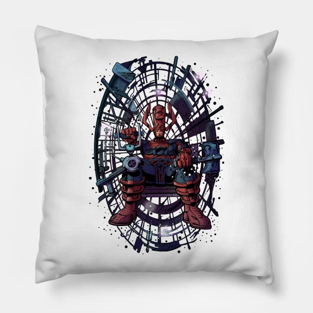 Galactus Pillow by Juggertha