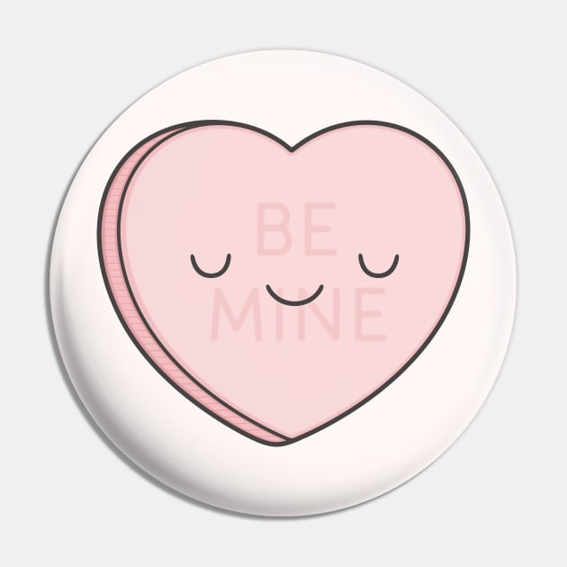 Sweet candy heart Pin by kimvervuurt