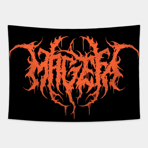 Magefa- New Logo Orange Tapestry by MAGEFA- Merch Store on TEEPUBLIC