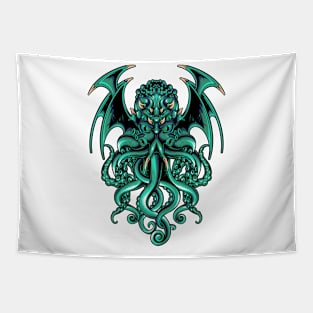 octopus king dark art Tapestry