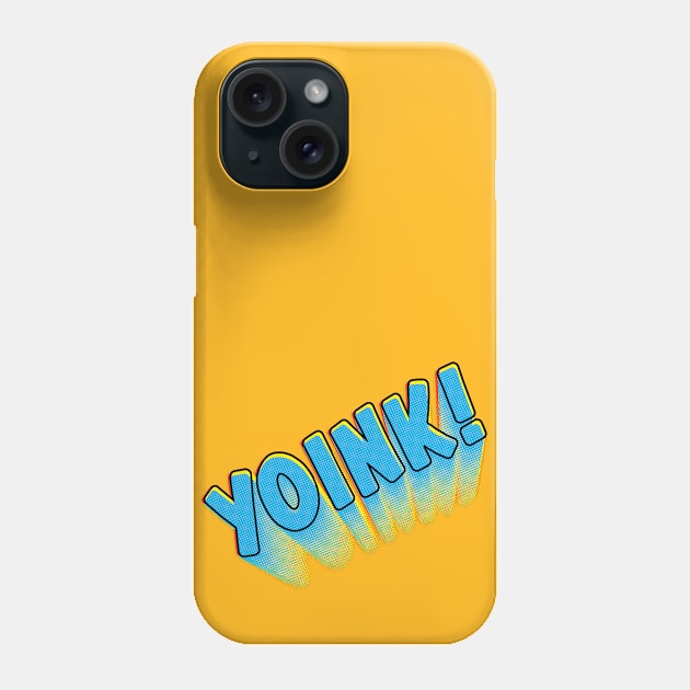 Yoink! Blue Halftone Phone Case by deancoledesign