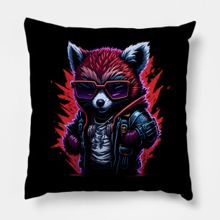 Cool Red Panda Pillow