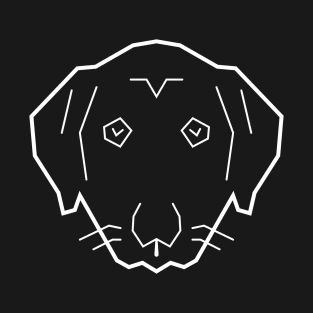 Line Art Dog T-Shirt