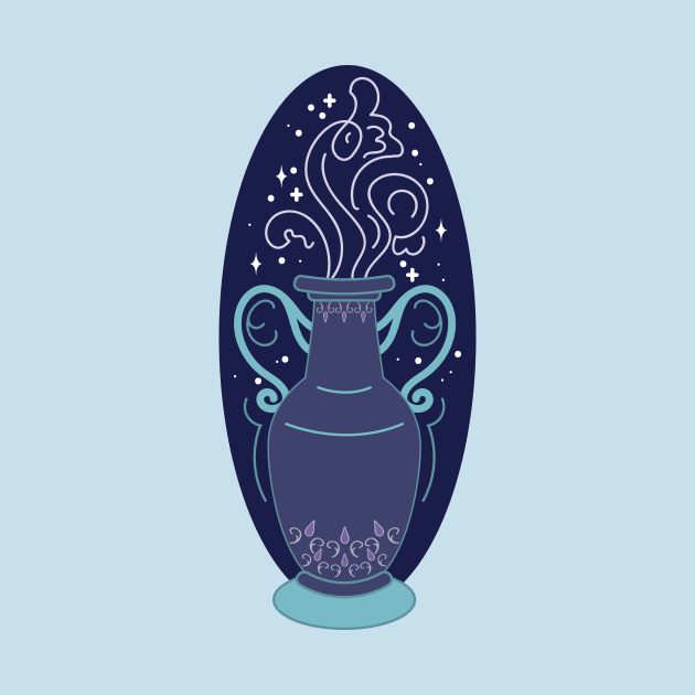 Aquarius Vase (Navy) by VenusAndMoon