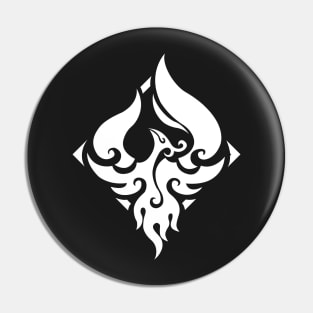 Genshin Impact Xiao Emblem - White Pin