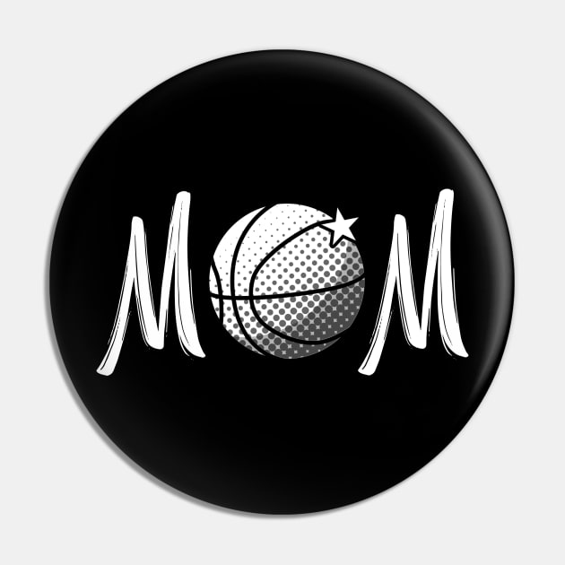 Basketball Mom MVPs - Funny & Cool Gift for Mothers, Friends, and Girlfriends - Cute & Loving Sports Mom Apparel for Women Pin by Satrok