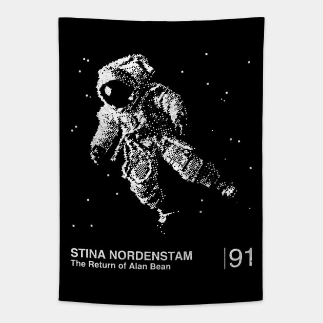 The Return Of Alan Bean / Minimalist Graphic Artwork Design Tapestry by saudade