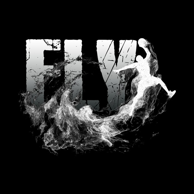 Fly High Streetball & Basketball Player by printjobz