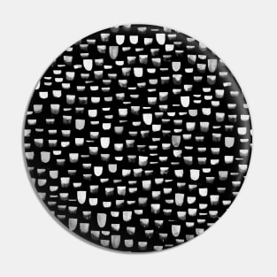 Black and White Inverted Spots Pin