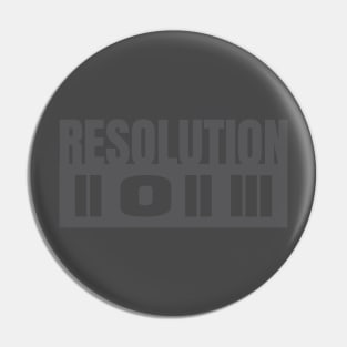 RESOLUTION 2023 NEW YEAR TSHIRTS Pin