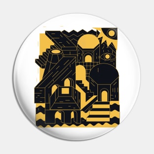 Golden City Pin