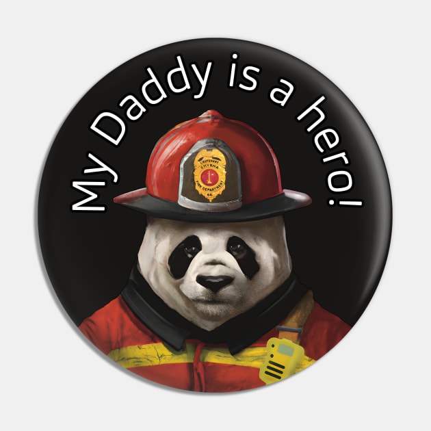 My Daddy is a Hero Pin by FlippinTurtles