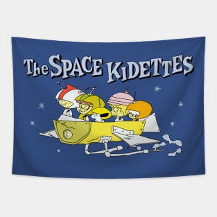 The Space Kidettes Classic Cartoon Tapestry