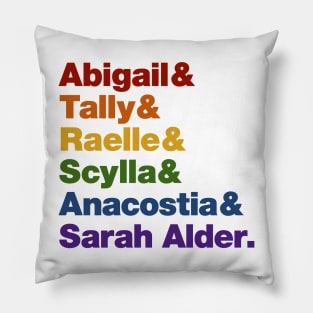 Pride Motherland: Fort Salem - Character Names Pillow
