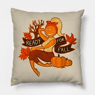 Ready For Fall Pumpkin Gal Pillow