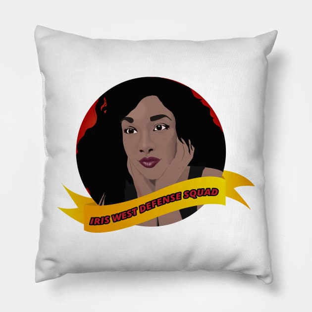 Iris West Defense Squad Pillow by leroywhitakerva