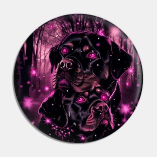 Glowing Rottweilers Pin