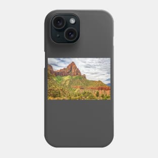 Watchman Trail View Zion National Park Phone Case