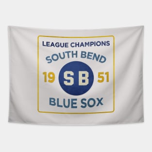 South Bend Blue Sox • 1951 League Champions Tapestry