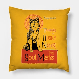 Funny Siberian Husky Owner Gift Pillow