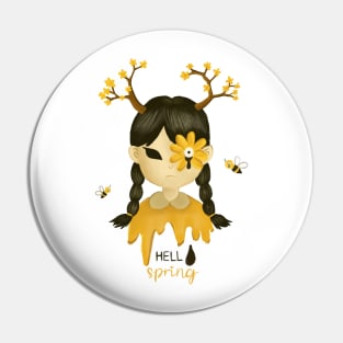 Hell(o) spring Pin